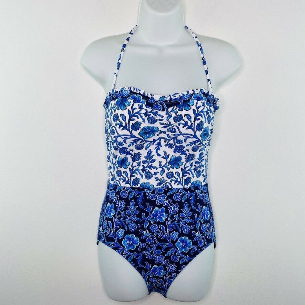 Tommy Bahama Woodblock Blossoms Swimsuit